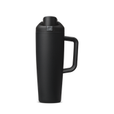 FreeSip Tumbler 30oz, matte black body with black lid and handle